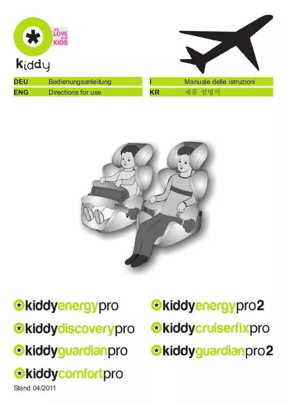 Mode d'emploi KIDDY DISCOVERY PRO