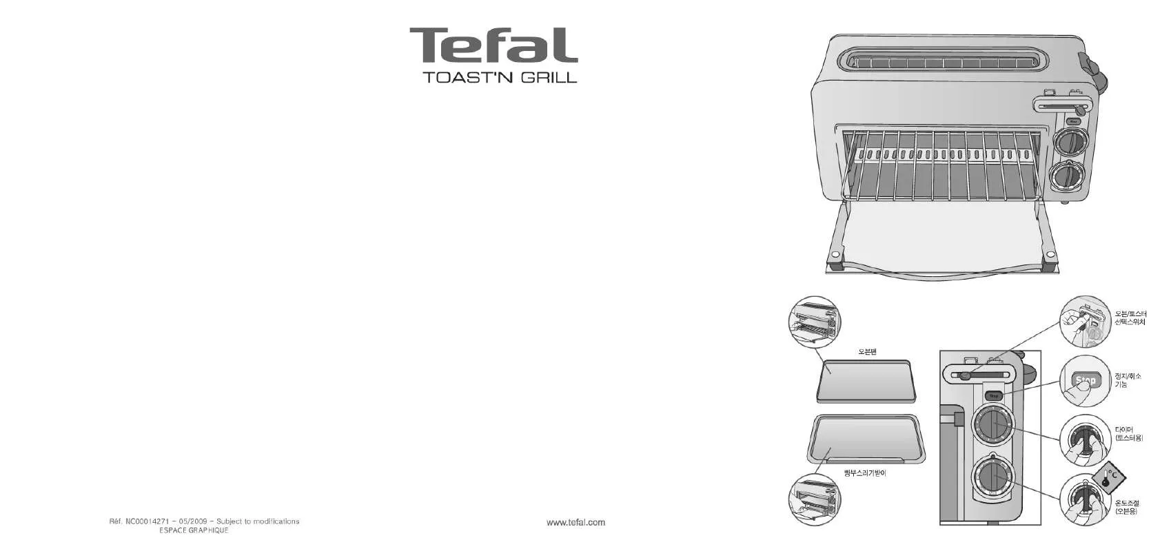 Mode d'emploi TEFAL TOAST N GRILL