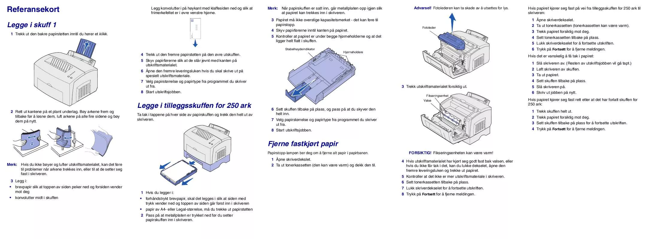 Mode d'emploi LEXMARK E321