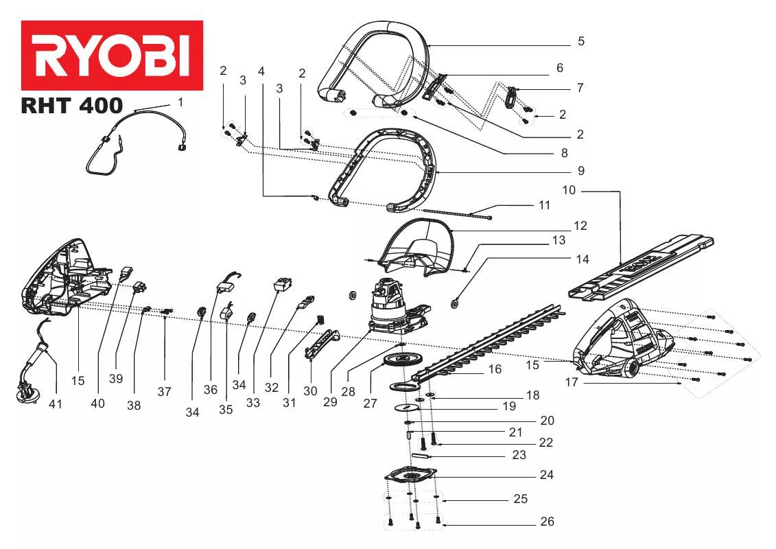 Mode d'emploi RYOBI RHT 400