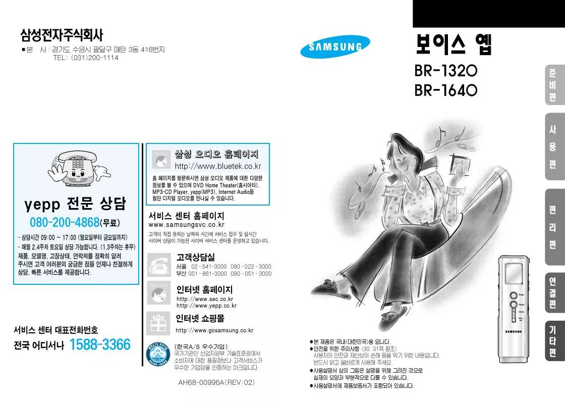 Mode d'emploi SAMSUNG BR-1320