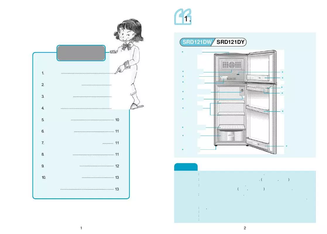 Mode d'emploi SAMSUNG SR-D121DY