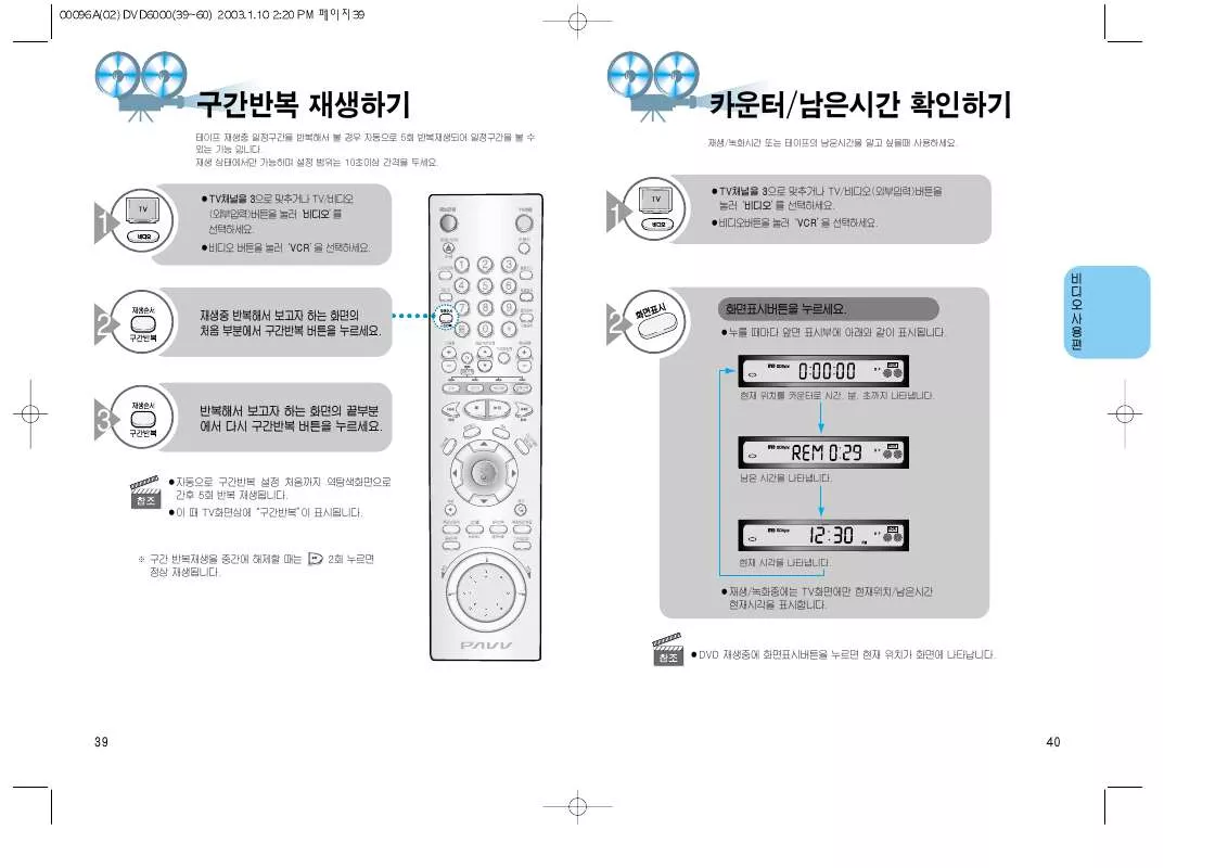 Mode d'emploi SAMSUNG SV-DVD6000
