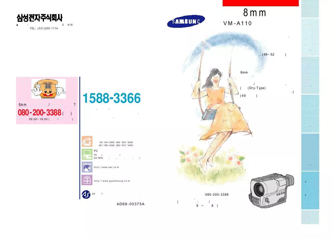 Mode d'emploi SAMSUNG VM-A110